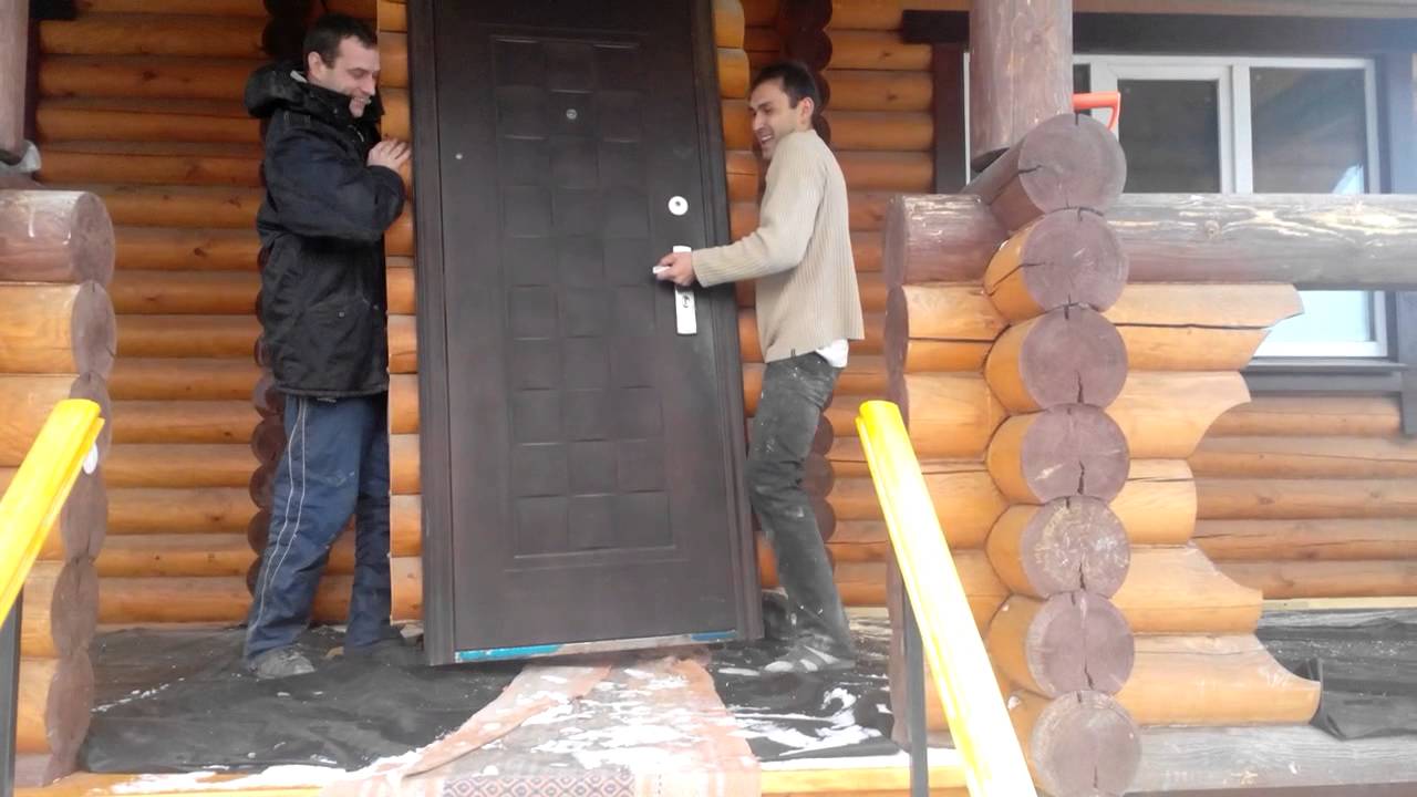 Установка входной металлической двери в квартиру своими руками